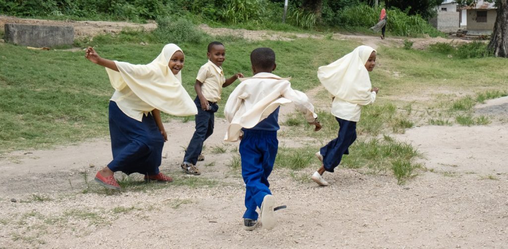 Zanzibar children playing