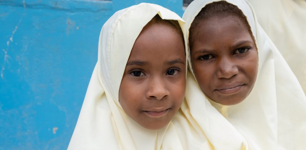 Zanzibar two young girls